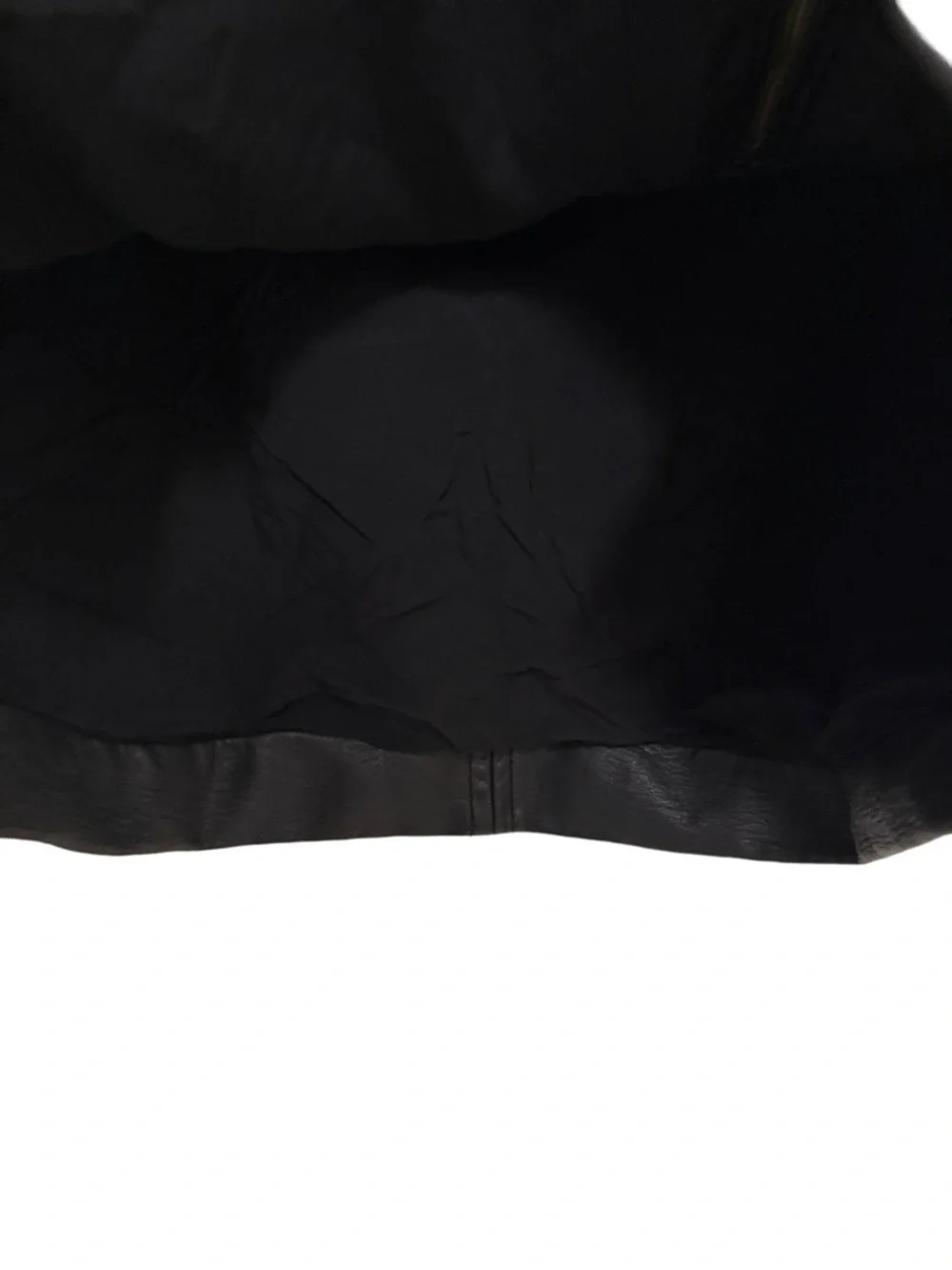 Free People Payton Faux Leather Mini Skirt Black Size 4